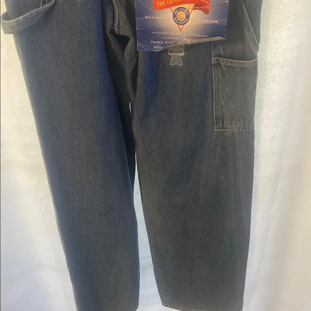 Vintage OshKosh Men's Blue Denim bib Overalls - Picture 7 of 10